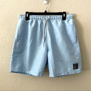 Light blue swim trunks